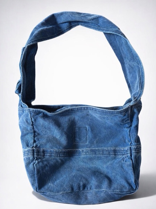 We The Free Handbags - We The Free Waxed Canvas Zip Sling Bag Icelandis Blue